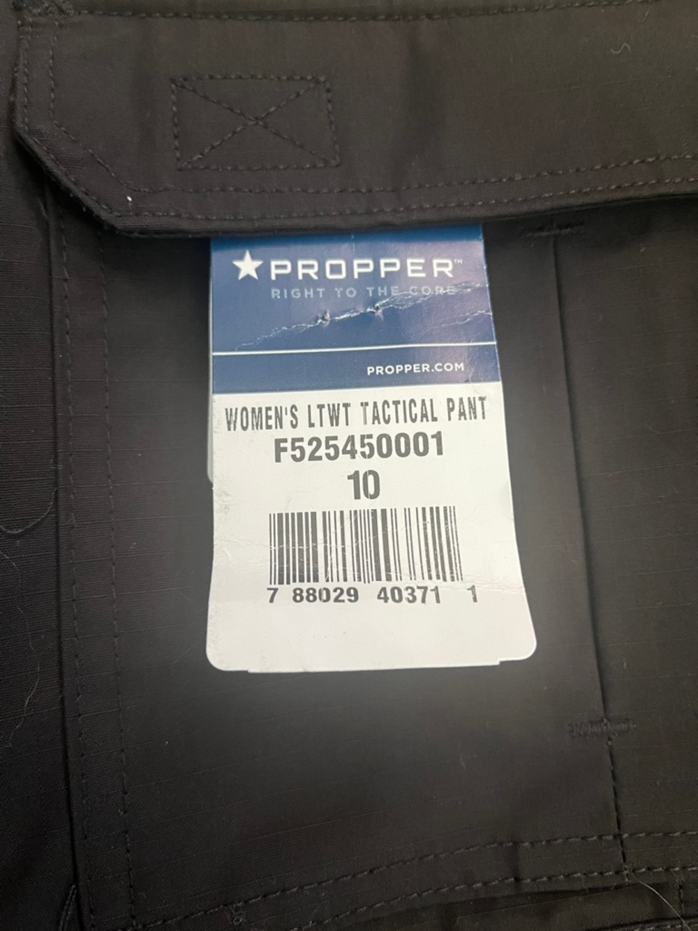 Propper Women's Black Tactical Cargo Pants with Multiple Pockets - Picture 4 of 4
